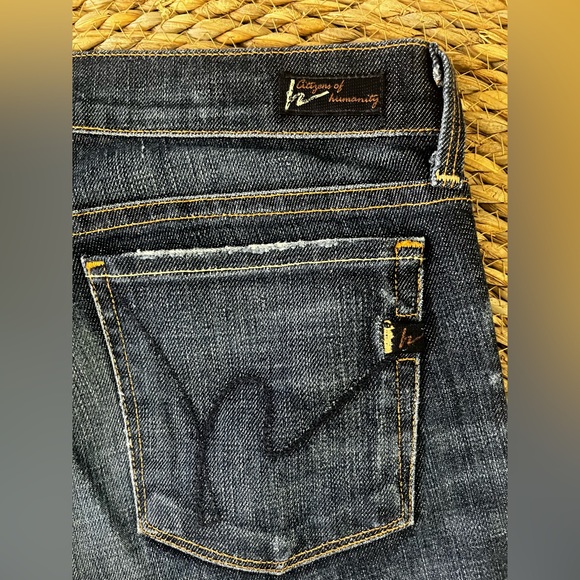 COH citizens of Humanity Kelly 063 cropped denim jeans sz 28 - Picture 2 of 4